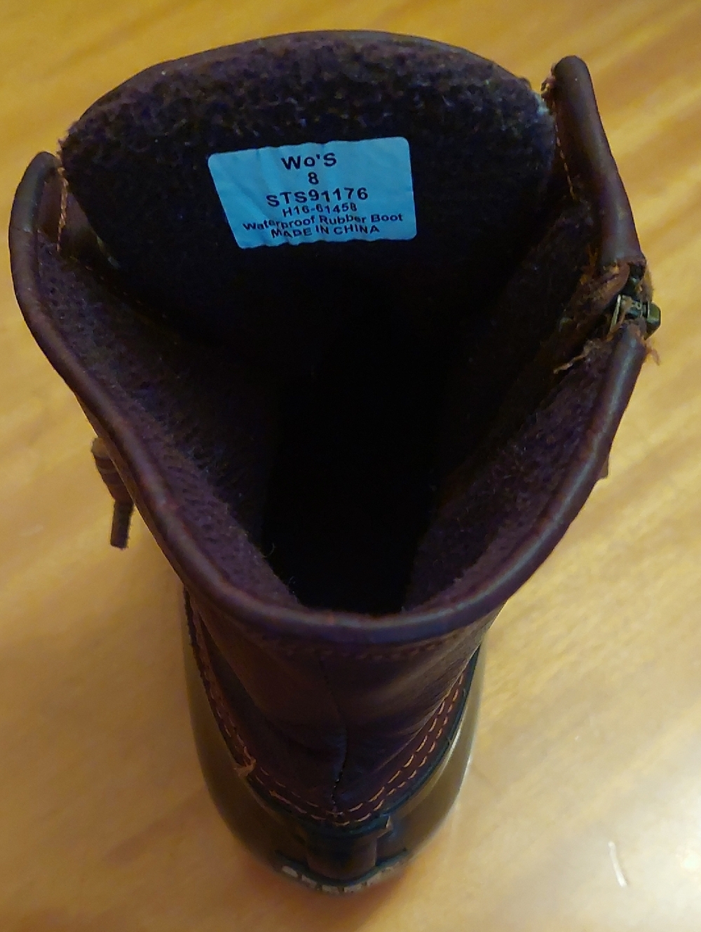 Bundle Ariat Heritage Lacer Boots & Waterproof Sperry & Hisea Rain Boots 8 - Picture 11 of 16